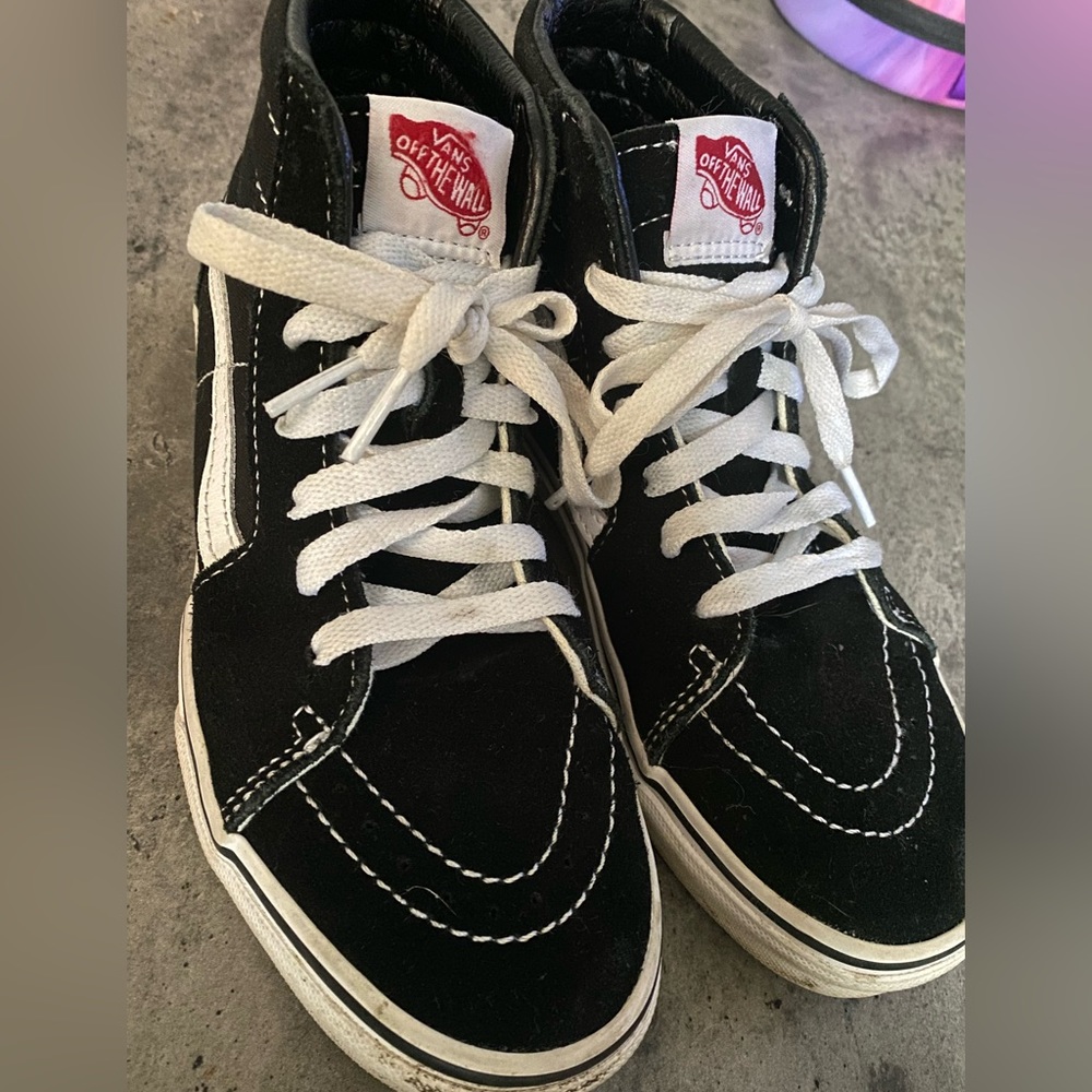 Vans high top sneakers